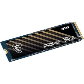 Resim MSI Spatium M450 500 GB PCIe 4.0 NVMe M.2 2280 SSD 