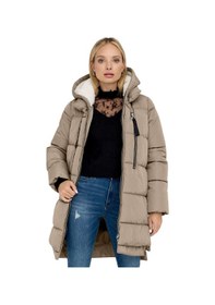 Resim Only Onlnewnora Long Puffer Coat Cc Otw Kadın Bej Mont - 15304792 Bej 