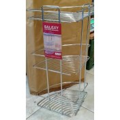 Resim Galaxy Banyo Köşe Rafı Üçlü Metal Köşelik 