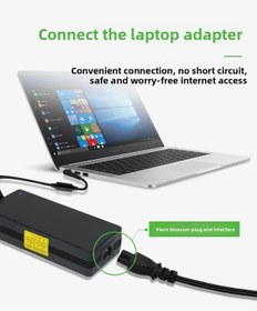 Resim Primex Px-ync15 1.5 Metre Yonca Power Kablosu, 3x0.75mm Notebook Adaptör Power Kablo, Full Bakır Power Kablo 