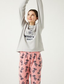 Resim Warner Bros Lisanslı Bugs Bunny Temalı Pijama Takımı 