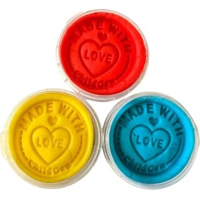 Resim Mena Rise Oyun Hamuru - Eco Cup- 3'lü Ana Renkler (Mavi - Kırmızı - Sarı) 3X125GR 