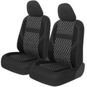 Resim Ford Transit Van Kamyon, Renault, Peugeot, Opel İçin 1+2 Koltuk Kılıfı Araba Koltuk Kılıfı - Huiliang 