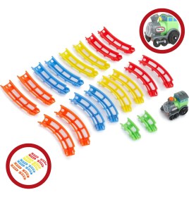 Resim Limon Oyuncak Kutulu Pilli Takla Atan Tren Seti D9081 