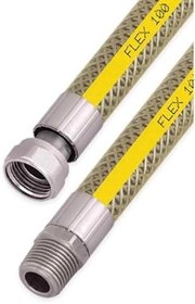 Resim Ocak Fırın Doğalgaz Bağlantı Fleksi Extra Korumalı Hortum 1.50 Metre 
