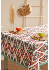 Resim Ays Home Su Yeşili Masa Örtüsü 