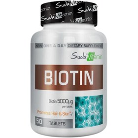 Resim Suda Vitamin Biotin 50 Tablet 