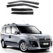 Resim Fiat Doblo 2 2010-2020 Mugen Cam Rüzgarlığı Seti 4'Lü Ithal 