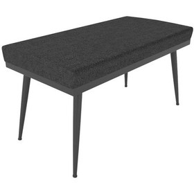 Resim Wood House Nilay Puf-bench Siyah 