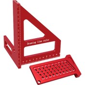 Resim Geeroyoo "yüksek Hassasiyetli Alüminyum Ahşap İşleme Gönye Ve T Cetveli Seti - Profesyonel Ve Dıy Projeler İçin" 