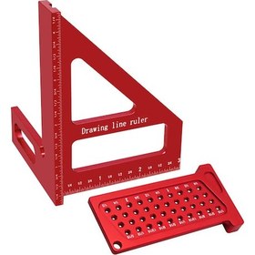 Resim Geeroyoo "yüksek Hassasiyetli Alüminyum Ahşap İşleme Gönye Ve T Cetveli Seti - Profesyonel Ve Dıy Projeler İçin" 