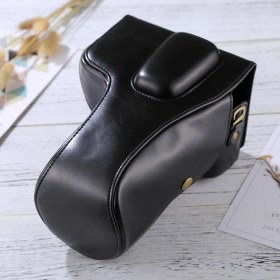 Resim Ykd Store Nikon D5300 Için Pu Deri Kılıf Çanta Siyah (Yurt Dışından) 