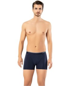 Resim Erdem Lacivert Pamuk Elastan Klasik Boxer 1445 Lacivert 