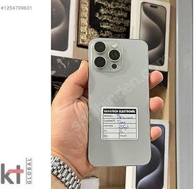 Resim Apple iPhone 15 Pro Max İkinci El YD | 256 GB | Natürel Titanyum 