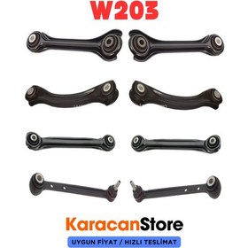Resim Mercedes C Serisi W203 Kasa Arka Salıncak Denge Kolu Alt Takım Seti Mercedes 