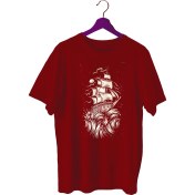 Resim Bluu Wave Spor T-Shirt Bisiklet Yaka 