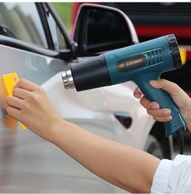 Resim Willowhaven Jftooıs Jf-2000a 4 Nozullu Isı Tabancası 300-600 C Dekupaj Boya Sökme 