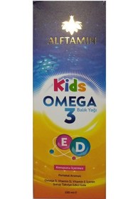 Resim Alftamin Kids Portakallı Omega 3 Balık Yağı Şurup 150 ML 