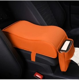 Resim Chuangyinshop Turuncu Yumuşak Hafıza Köpüklü Kolçak Yastığı Telefon Cebi Ergonomik Siyah Kırmızı 