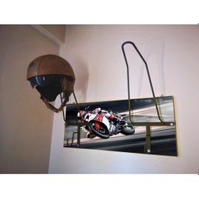 Resim Özel Fotoğraflı Kask Askısı, Motorcu Kask Askısı, Personalv109 