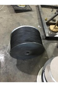 Resim galipoglu Pvc Kaplı Kablo Bağlama Teli (SİYAH) 17 Cm'lik / 500 gram 