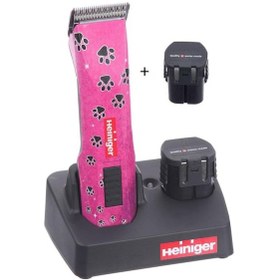Resim Heiniger Saphir Pink İki Akülü Evcil Köpek Kırkma Makinesi 