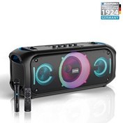 Resim Blaupunkt PL700 Mikrofonlu Uzaktan Kumandalı Kablosuz Bluetooth Speaker Hoparlör Siyah 