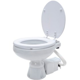 Resim Tekne ve Karavan Tuvaleti Albin Elektrikli Büyük Taş Tuvalet 12v 