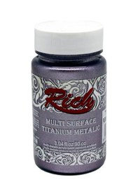 Resim Rich Multi Surface Titanium Metalik Boya 90 Cc Pudra Mor 2576 