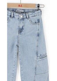 Resim Nk Kids Salda Kız Çocuk Pantolon 58702 Mavi 