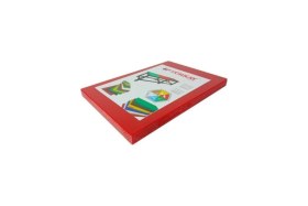 Resim Feyza Design Kırmızı Polietilen Kesme Tahtası 40X30X2CM, Pratik ve Sağlam Mutfak Gereci 