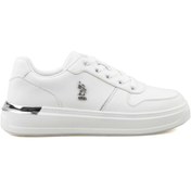 Resim U.S. Polo Assn. Alka Sneaker Unisex Spor Ayakkabı Beyaz 