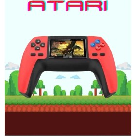 Resim 520 Retro Oyunlu El Konsolu Atari Oyun Konsolu Taşınabilir 