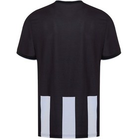 Resim Beşiktaş Lisanslı Kartal Ahşap Kutulu Çubuklu Forma Siyah - Beyaz 