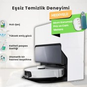 Resim Roborock Ultra Premium Lüks Silme Fonksiyonlu ve Kaldırılabilir Paspaslı Robot Süpürge, 10.000PA 