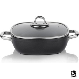 Resim Schafer Gastronomıe Granit Indüksiyon Basık Tencere 