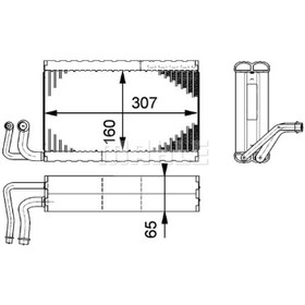 Resim EVAPORATOR PREMIUM LINE BMW E60 E64 E63 