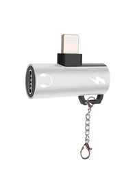 Resim Ally Lightning to Dual Lightning Dönüştürücü Adaptör Gümüş 