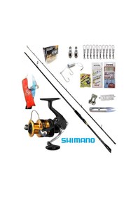 Resim Shimano Fx 3000 244cm 6-32gr Zen Pro Karbon Kıyı Spin Olta Takımı Seti 