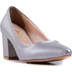 Resim Gümüş Kadın Topuklu Ayakkabı 360.410-gümüş Gümüş 