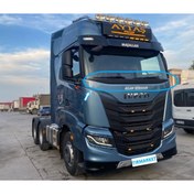 Resim TIRMARKET IVECO S-WAY "S-WAY" Yazılı Borulu Sineklik Kromu. 