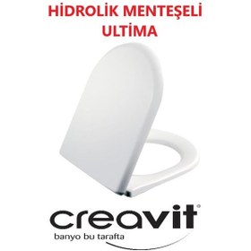 Resim Creavit Amasra Ultima Droplast Soft Klozet Kapağı Beyaz Kc0103.03 