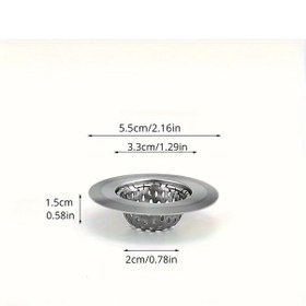 Resim Chuangyinshop 1 Adet Paslanmaz Çelik Tıkanıklık Önleyici Batarya Filtresi - Banyo Mutfak Lavabo 