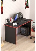 Resim Düz Oyuncu Masası Gamer Masası 120x60 Cm Siyah 