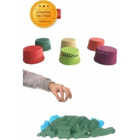 Resim Kinetik Kum Kurumayan 2 Kg 500gr 4 Renk Kinetik Oyun Hamuru 