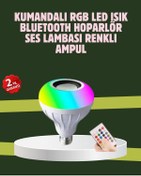 Resim shopwave Hoparlörlü LED Ampul – Ev ve Ofis İçin Akıllı Aydınlatma Çözümü 