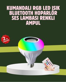 Resim shopwave Hoparlörlü LED Ampul – Ev ve Ofis İçin Akıllı Aydınlatma Çözümü 