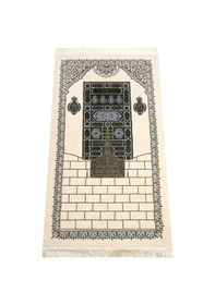 Resim Kabe Desenli Ultra Plus Krem Şönil Seccade 16 