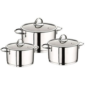 Resim Anna Silver Çelik Tencere Güveç Seti 16-18-20cm Gri 