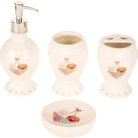 Resim Biev 4 Parça Banyo Seti Patchwork 